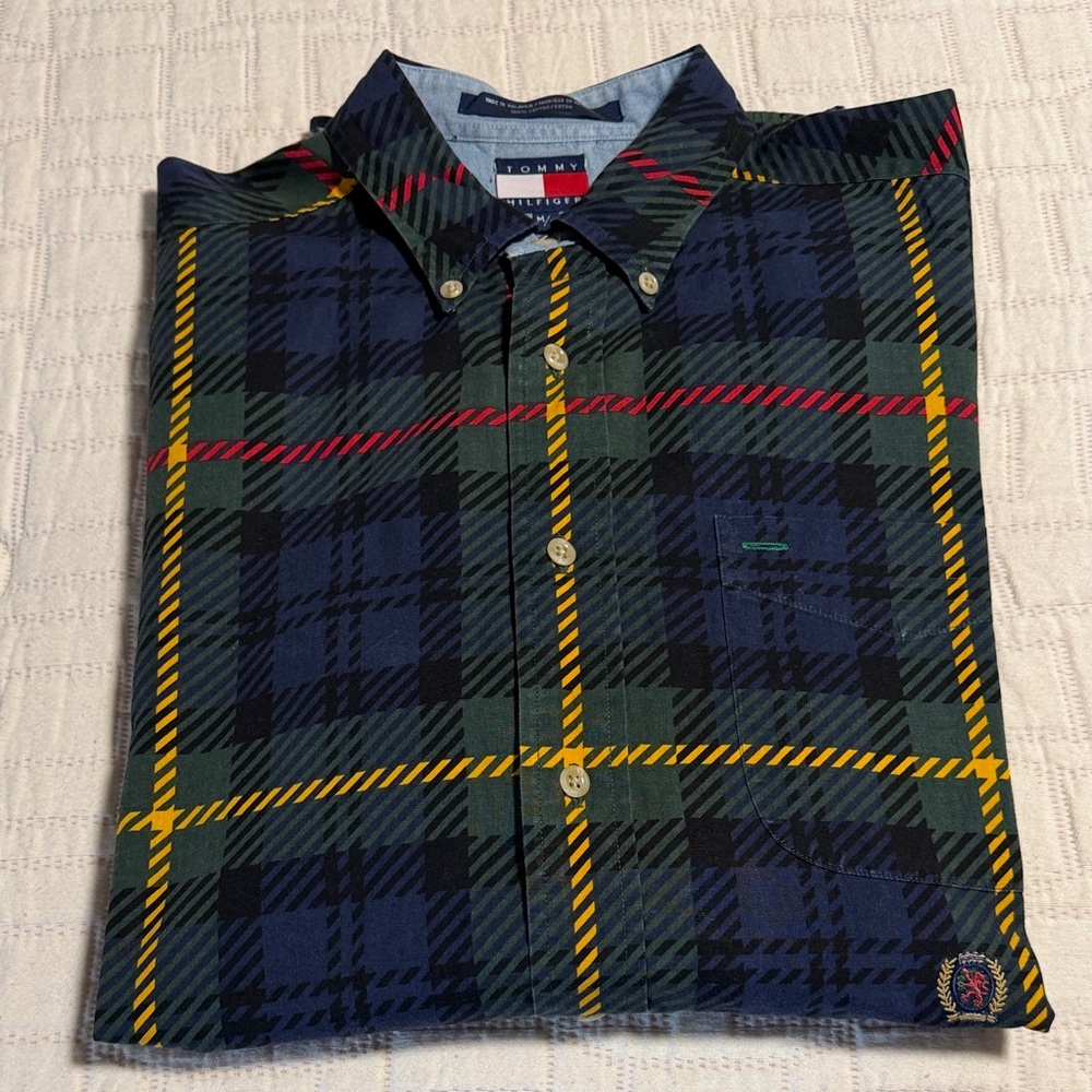 Tommy Hilfiger Men's Multicolor Plaid Shirt